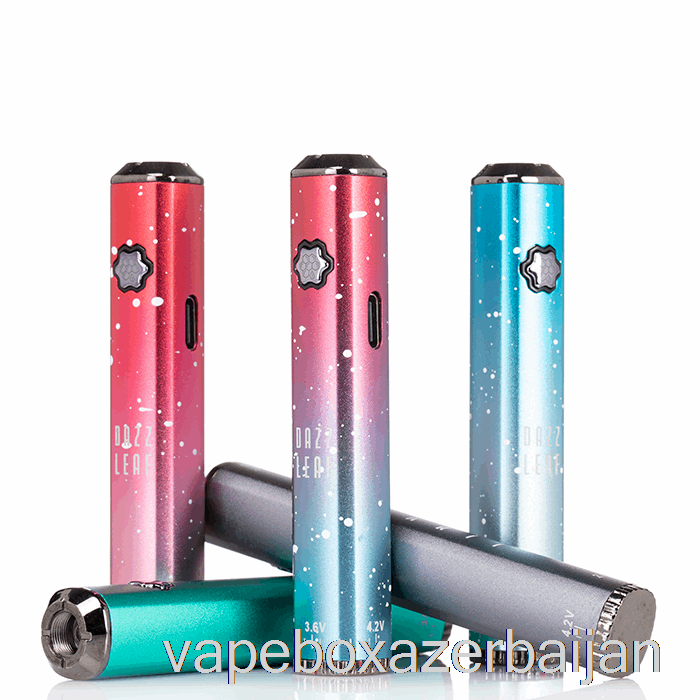 Vape Azerbaijan DAZZLEAF SQUARii Bottom Twist 510 Battery Purple Splatter